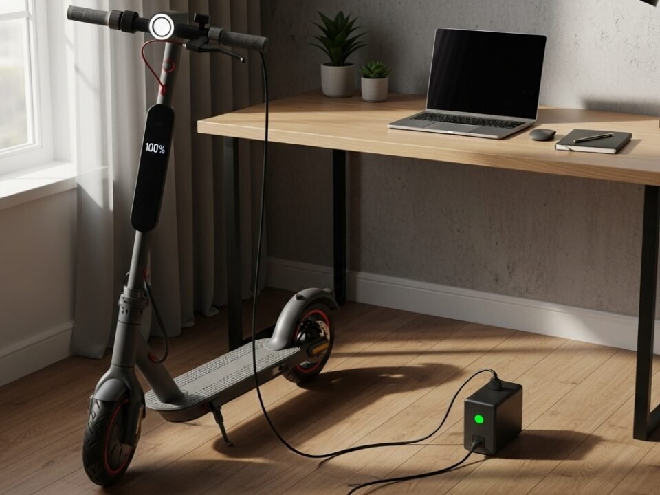Elektrikli scooter şarj ederken evde priz ve batarya güvenliği